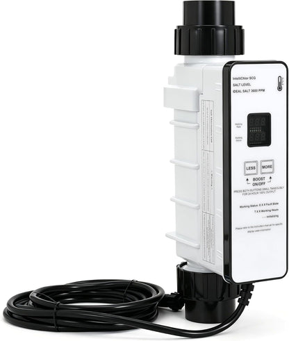IC60 Salt Cell Saltwater Chlorine Generator Replace EC-521105 521105 Power Center for Pentair IntelliChlor IC60,Salt Chlorinator System for Inground Pools up to 60000 Gallons