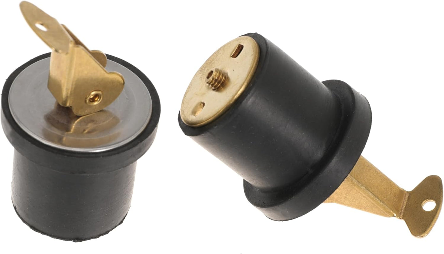 Boat Drain Plug Brass Boat Plug Snap Rubber Plugs Deck Plug for Boat Marine Twist Accessories