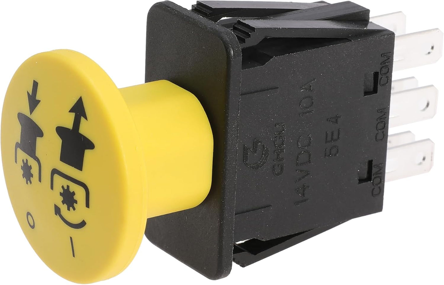 Clutch PTO Switch 7 Terminals for Cub Cadet for MTD for Troy-Bilt for Delta Compatible with 725-3233, 725-3233A, 925-3233, 925-3233A, 6201-308, 6204-308, ZTR, XT2, RTZ, ZT1, 1527, 1525, 1515, 10 AMP