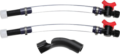 Fuel Filler Jug Hose with Ball Valve Shut Hose Kit for Fuel for Jegs Jugs for LC2 Jugs for Scribner Fuel Jugs Fuel Container Fuel Tank with Hose Bender
