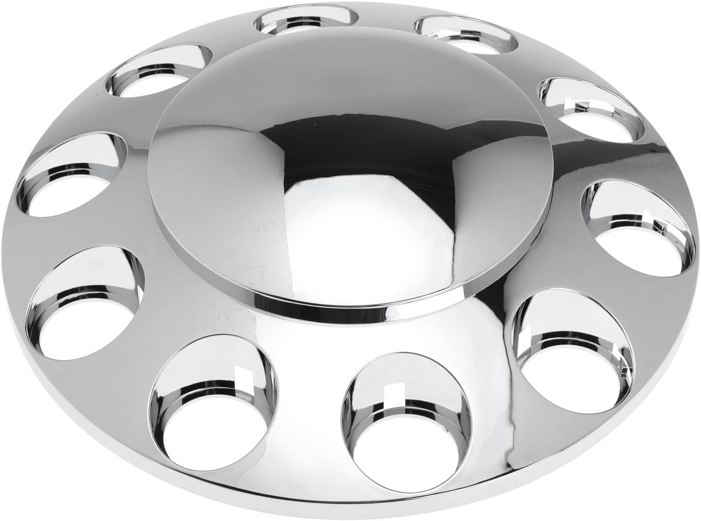 Chrome Front Axle Wheel Cover Hubcap Hub Cap for Semi for Truck 33mm Lug Nuts (Standard)