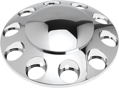 Chrome Front Axle Wheel Cover Hubcap Hub Cap for Semi for Truck 33mm Lug Nuts (Standard)