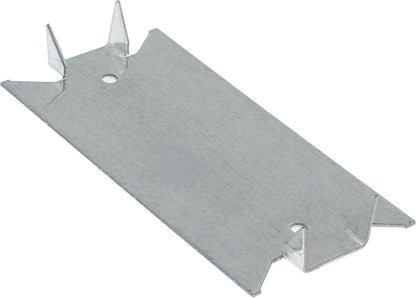 200 PCS 2.5 x 1.5 Inch Nail Plate for Wood Studs, Metal Cable Protector Plate Safety Nail Plates with Sharp Pointed Prongs, Steel Cable Wire for Protecting Plumbing and Wiring