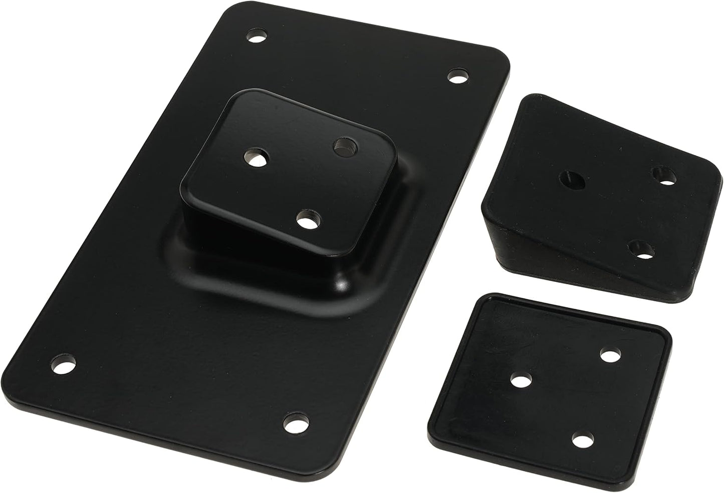 3-Hole Laydown License Plate Mount Bracket for Harley Big Twins Softail Dyna Sportster XL 1973-Up