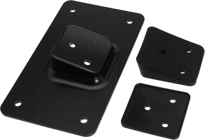 3-Hole Laydown License Plate Mount Bracket for Harley Big Twins Softail Dyna Sportster XL 1973-Up