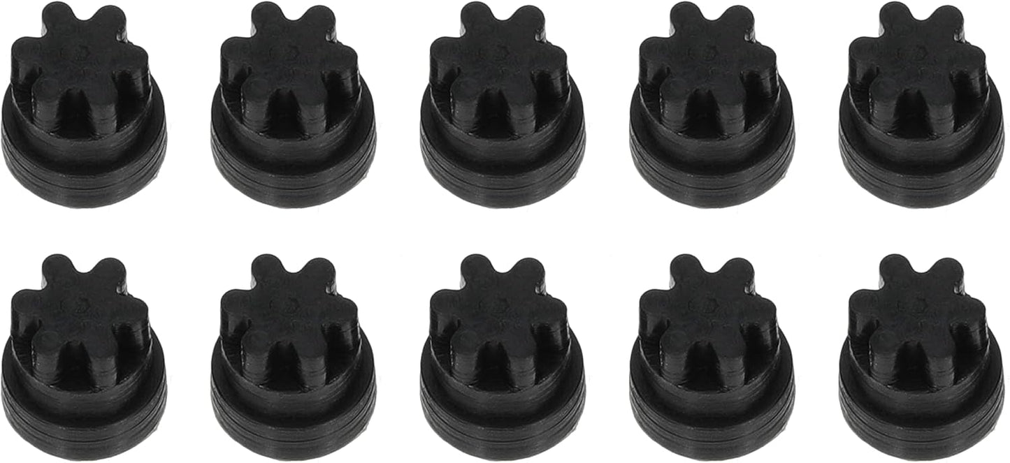 Rubber Grate Feet Stop Top Grates Knobs Replacement for Thermador Gas Stovetop Cooktop Grate Replaces 00618112 00637940 Pack of 10