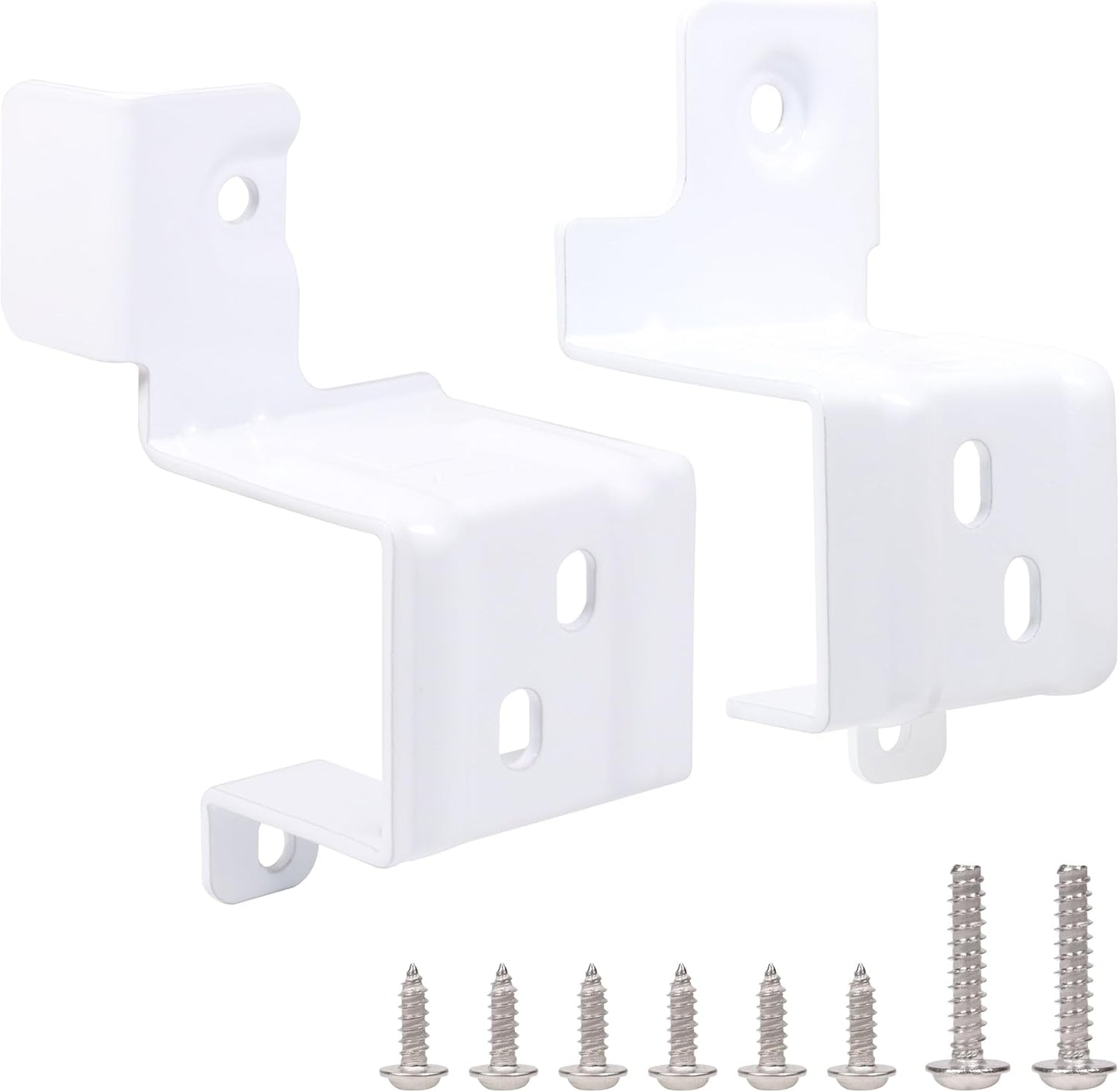 24" Stack Bracket Kit for GE GFA24KITL 24 Inch Front Load Washers and Dryers Laundry Bracket 24in Width Frontload Stacking Kit (White)