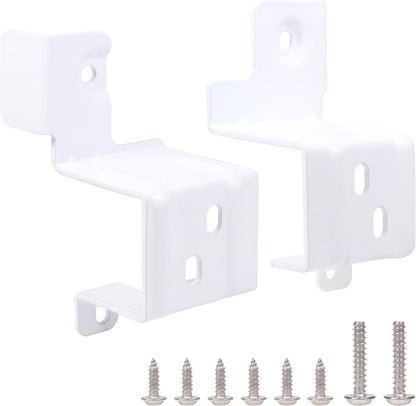 24" Stack Bracket Kit for GE GFA24KITL 24in Width Frontload Stacking Kit (White-4PC)