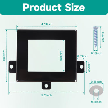 Radar Sensor Protector Cover for Honda CRV CR-V 2023-2025 Fit Vehicle Anti-Theft Distance Radar Sensor Protection Cover with Screws