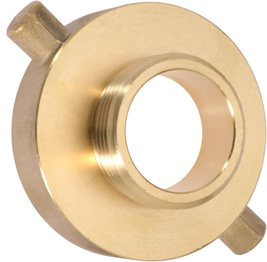 2-1/2" NST (NH) Female x 3/4" GHT Male Fire Hydrant Hose Adapter Brass Fire Equipment with Pin Lug for Fire Hydrants, Pipes, Hoses