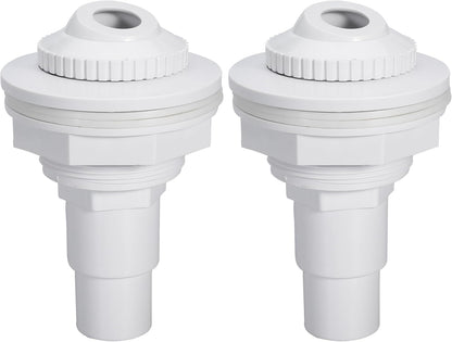Pool Return Jet Fitting Above Ground Pool Complete Pool Return Jet Kit with Gaskets and Hose Adapter Complete with Connector, Eyeball Assembly(1)
