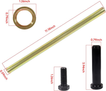 Front Lower A-ARM Bushing Shaft Kit Replace 7501093 5020681 for Polaris Magnum 325 330 400 425 500 for Sportsman 335 350 400 500 570 600 700 800 for Big Boss 300 350 400 500