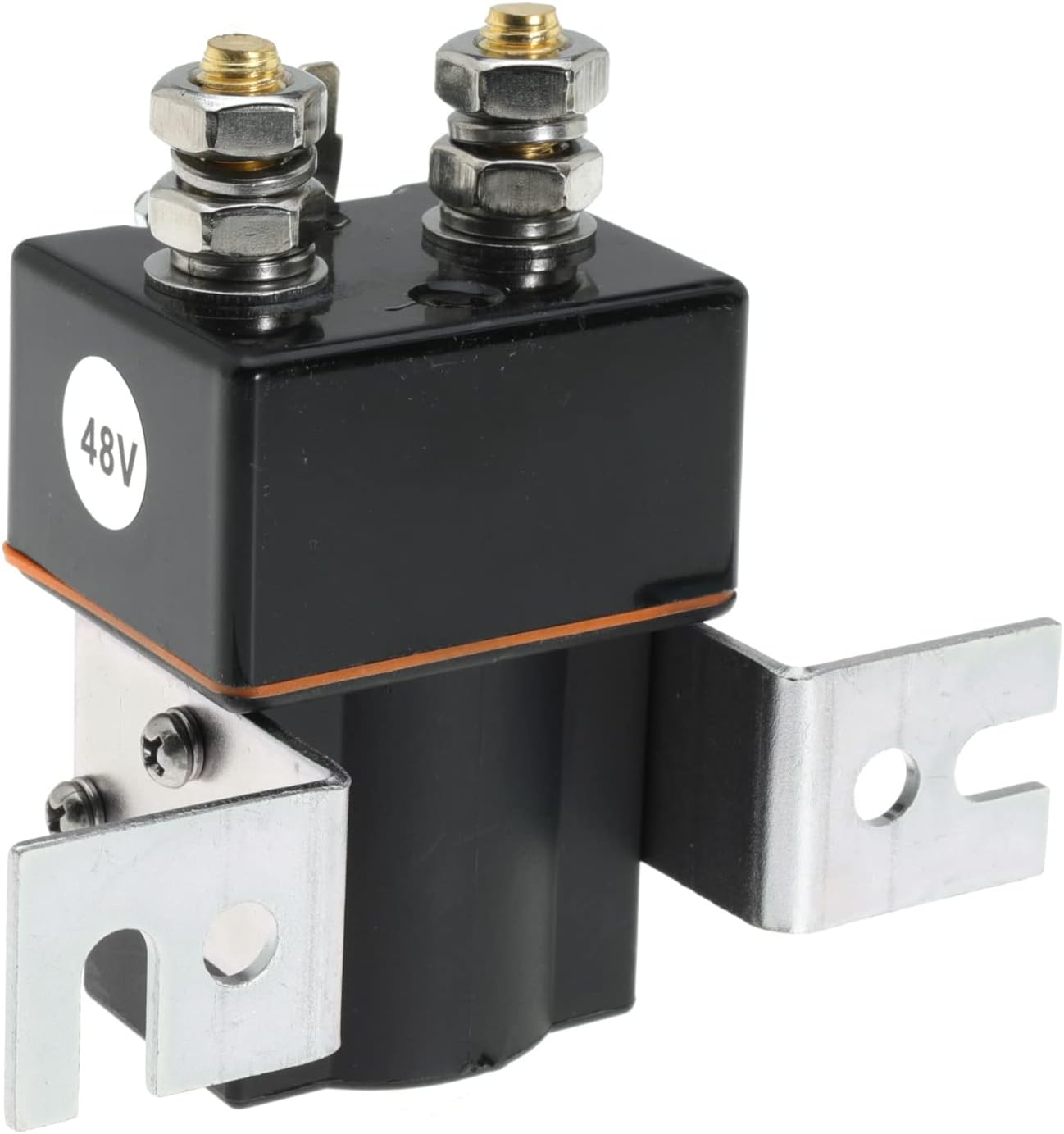 48V 4 Terminal Solenoid Replace 101908701 102774701 1019087-01 SW80-2028P SU60-2122P for DS Club Carts for Precedent Golf Carts Club Car Albright Solenoid Coil with Resistor Assembly
