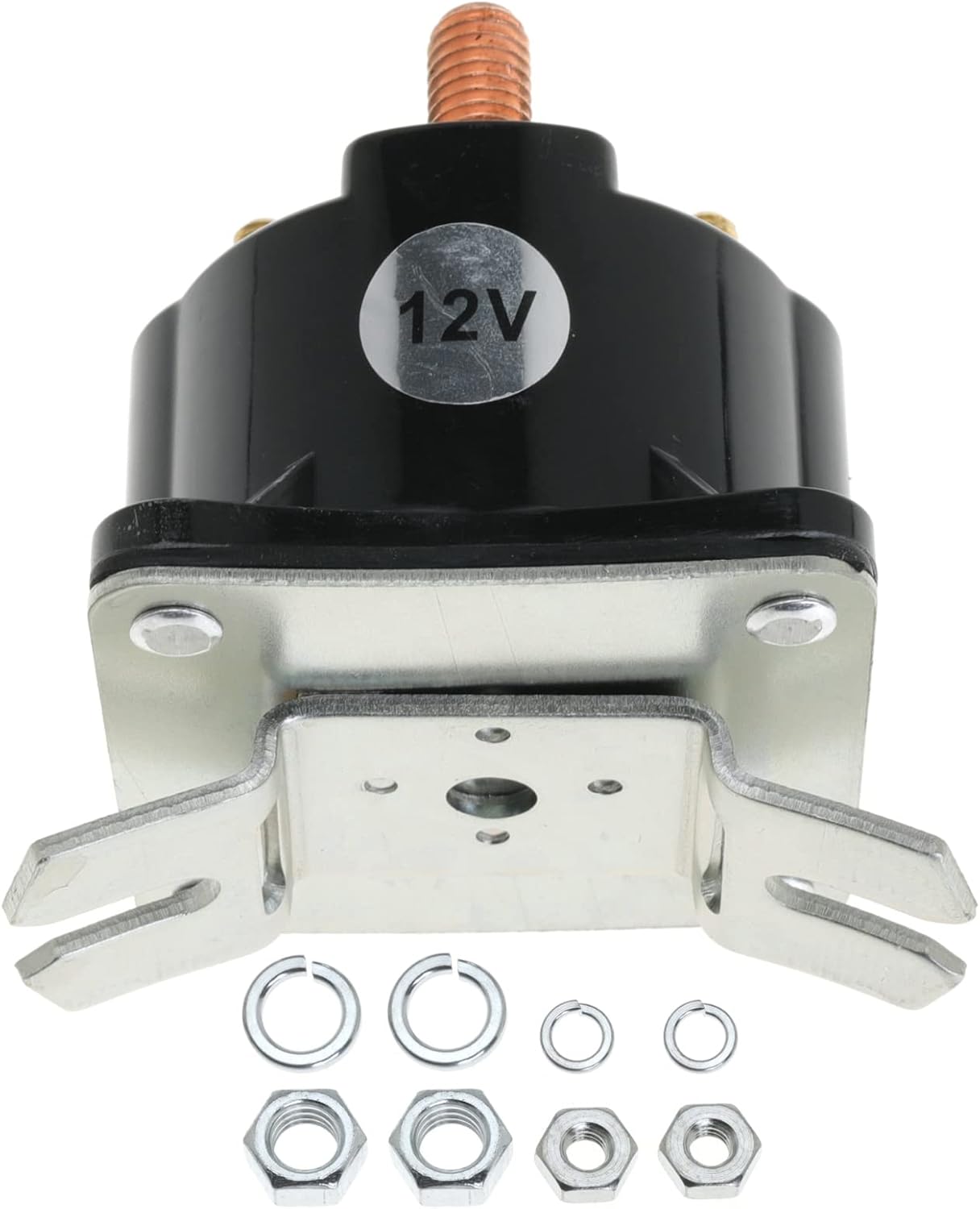 12V Dump Trailer Solenoid Replace SAZ4201GJ SAZ-4201ER 7522 190107 070009 Intermittent Duty Solenoid Relay 4 Terminal 100 Amp