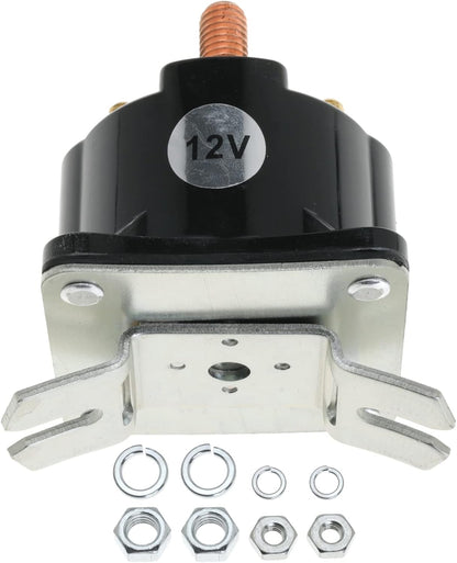 12V Dump Trailer Solenoid Replace SAZ4201GJ SAZ-4201ER 7522 190107 070009 Intermittent Duty Solenoid Relay 4 Terminal 100 Amp