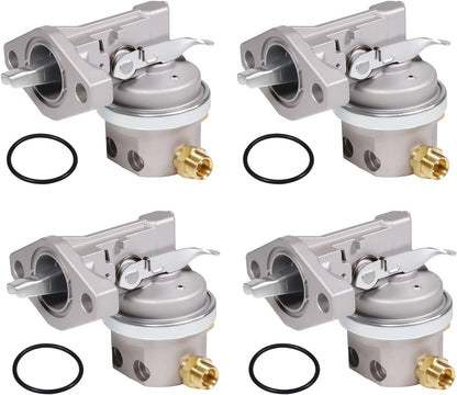 RE68345 Fuel Lift Pump for John Deere 4045 4045DF 4045HF 4045TF 6068 6068HF 6068TF 4.5 6.8 4.5L 6.8L Engine (4PCS)