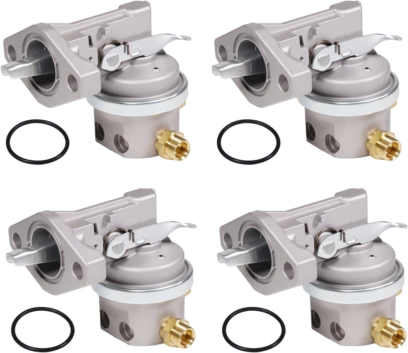 RE68345 Fuel Lift Pump for John Deere 4045 4045DF 4045HF 4045TF 6068 6068HF 6068TF 4.5 6.8 4.5L 6.8L Engine (4PCS)