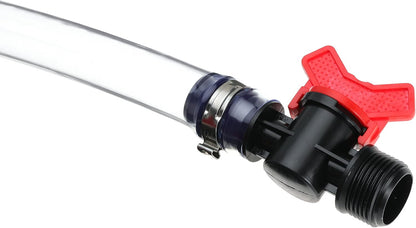 Fuel Filler Jug Hose with Ball Valve Shut Hose Kit for Fuel for Jegs Jugs for LC2 Jugs for Scribner Fuel Jugs Fuel Container Fuel Tank with Hose Bender