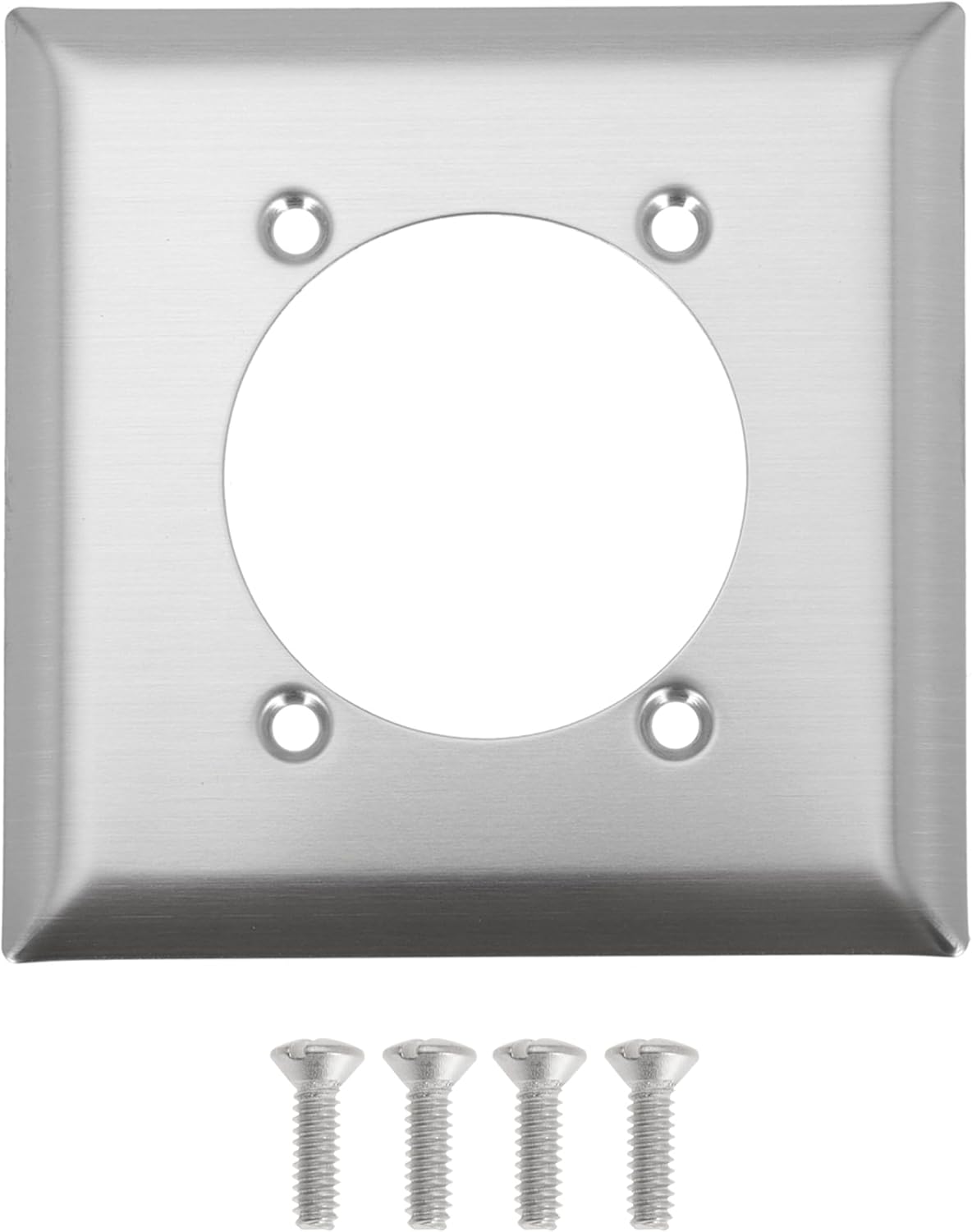 Single Hole Receptacle Wall Plate, Outlet Covers Wall Plate for Hubbell Bryant 313292 SS701 9450A, 4.56" Length 4.5" Width 0.21" Thick (Pack of 3)
