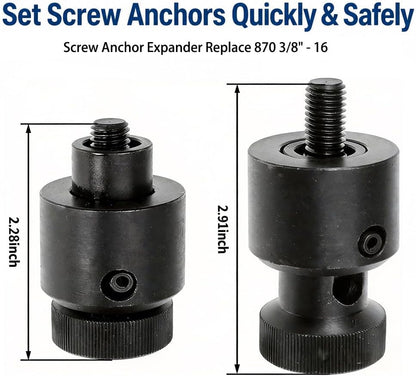 Screw Anchor Expander Replace 870 For Greenlee For Anchor 84305 Power Drill Part For Caulking Anchor Size 3/8" - 16