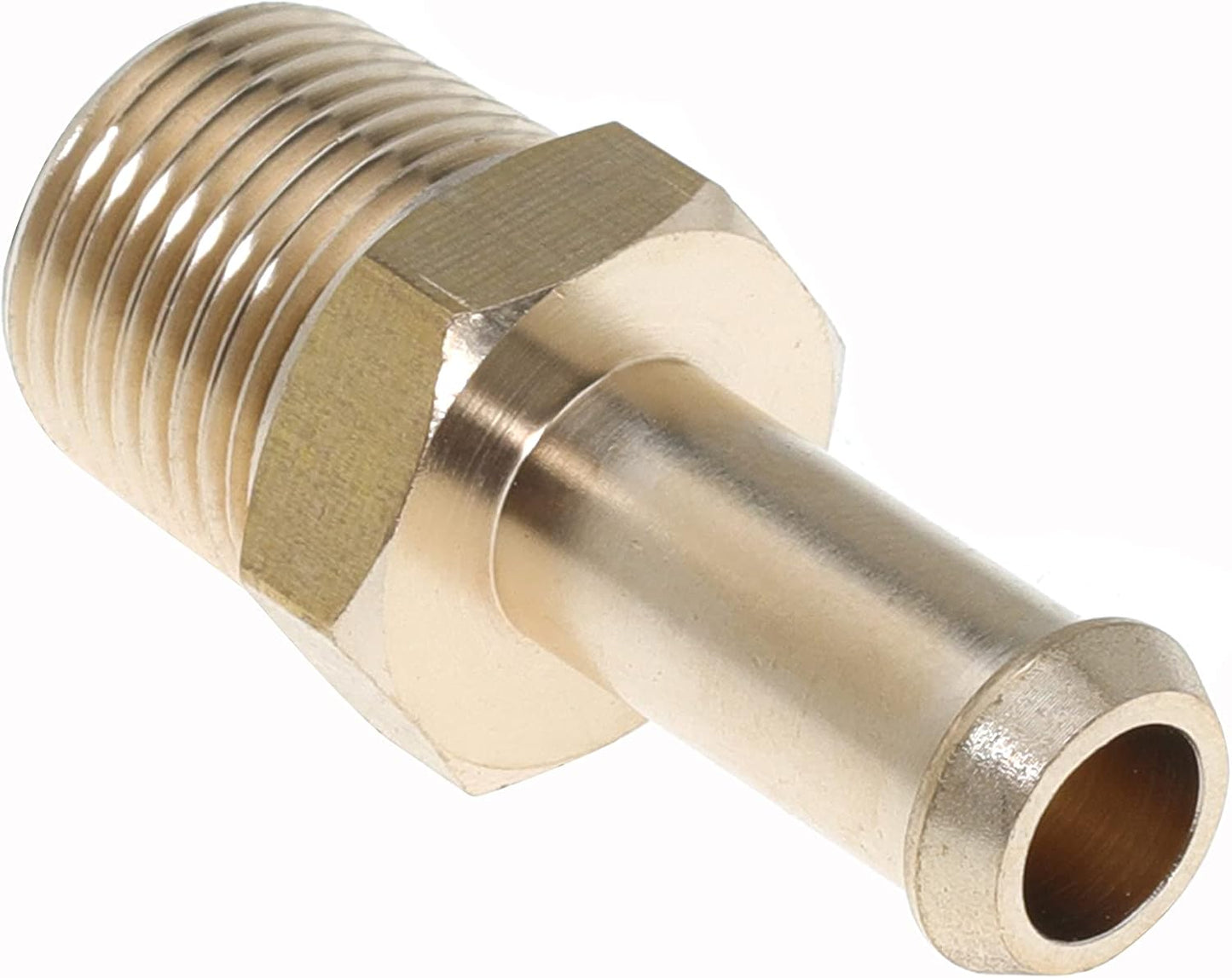 Fuel Hose Fitting Adapter Replaces 65380 Fuel Line Fittings for Holley 12-289-11 and 350 SBC Fuel Pump for Holley 12-803 Bypass Pressure Regulator for Ford Mustang 289 3/8 Inch NPT to 3/8 Inch Barb