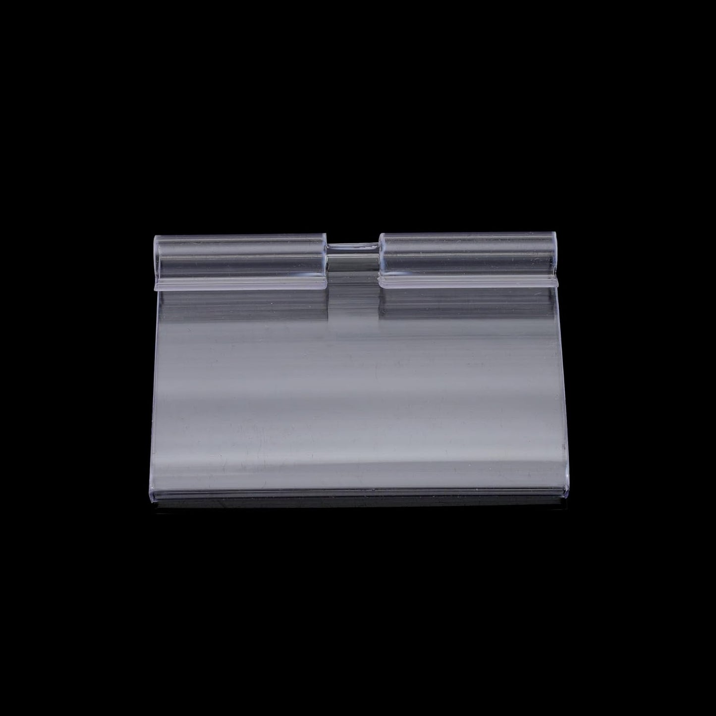 50pcs Labels for Storage Bins Plastic Label Clip, Basket Labels Clip On Wire Shelf Price Label Holder Merchandise Sign Display Holder, 50pcs Label Insert Included (3.15IN*1.57IN)