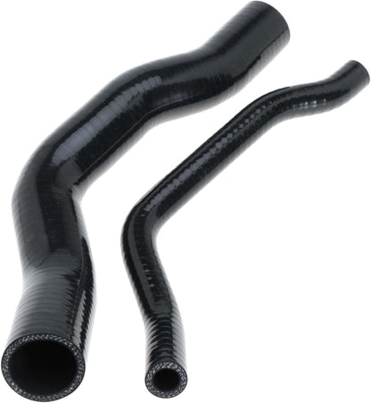 Fuel Filler Hose Kit for Jeep Cherokee XJ Vent & Filler 1984-1996, 2pcs Black Synthetic Rubber Hoses