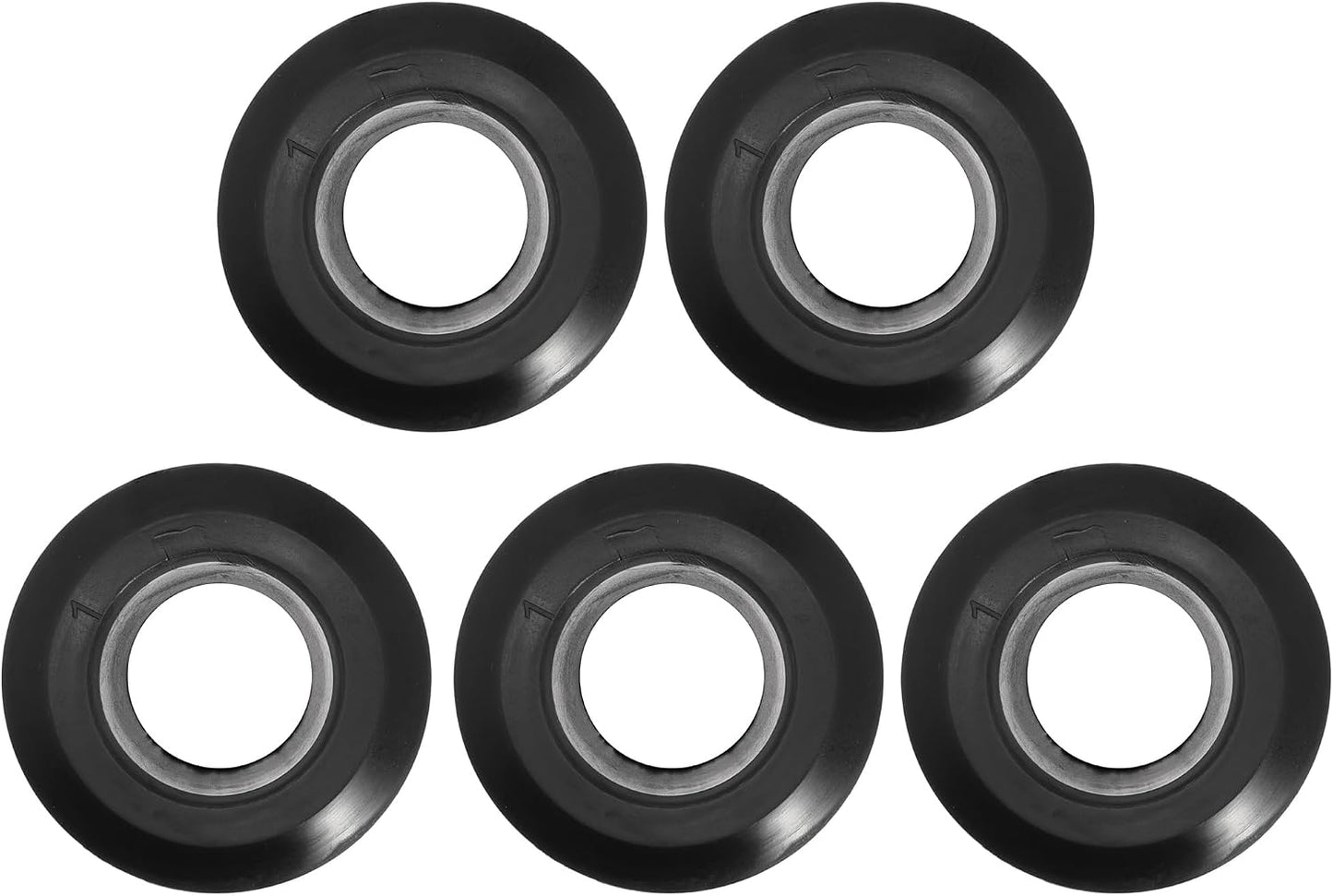 2in Flexible Rubber Tank Sealing Adapter Bulkhead Fitting Compression Fittings for Uniseal PVC Hard Pipe (Uniseal-2in-BK-6PCS)
