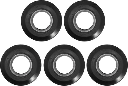 2in Flexible Rubber Tank Sealing Adapter Bulkhead Fitting Compression Fittings for Uniseal PVC Hard Pipe (Uniseal-2in-BK-6PCS)