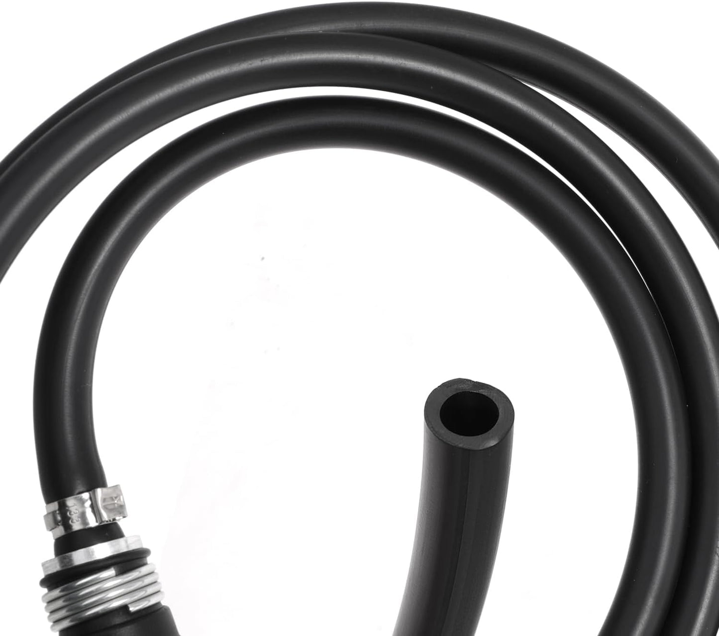 Marine Boat Fuel Line Kit 6mm (1/4") Fuel Line Assembly with Primer Bulb & Connector - 10FT Marine Outboard Boat Motor Fuel Gas Line Hose for RVs, Tractors, and Caravans