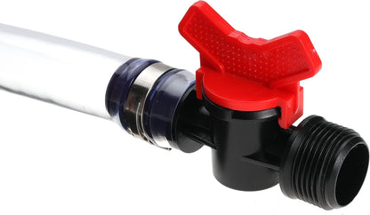 Fuel Filler Jug Hose with Ball Valve Shut Hose Kit for Fuel for Jegs Jugs for LC2 Jugs for Scribner Fuel Jugs Fuel Container Fuel Tank with Hose Bender