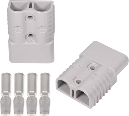 175A 600V Battery Quick Connect Disconnect Connectors with 1/0 AWG Cable Plugs 2pack