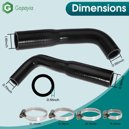 Replacement 52040079 Fuel Filler Hose for Jeep Wrangler YJ 1987-1995 Replaces 52040081