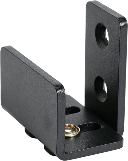 U Shape Barn Door Floor Guide Fit Wall Mount System (1PCS) | Fit Distance, Floor, wall Mount, Window and Cabinet, Countersunk Holes