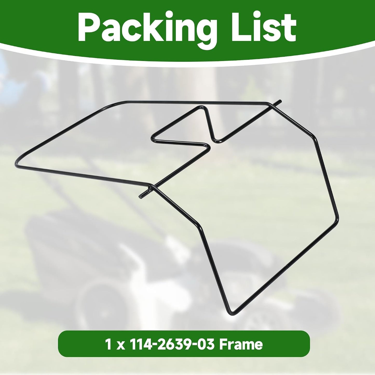Lawn Mower Bag Frame Grass Catcher Bag Frame for to-ro 22" Recycler Lawn Mower Replace 132-4483-03 114-2639-03 (Frame)