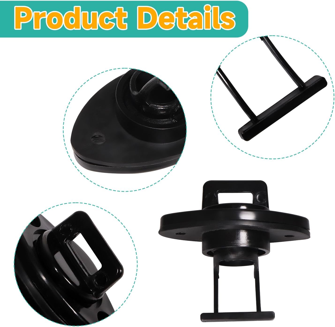 Drain Plug with O-Ring and Base for Sea-Doo for Yamaha for Polaris Gas Tank Replace 292000187 ‎292-000-187 F1S-U2280-00-00 F1S-U2280-02-00 1060125 (4 Packs)