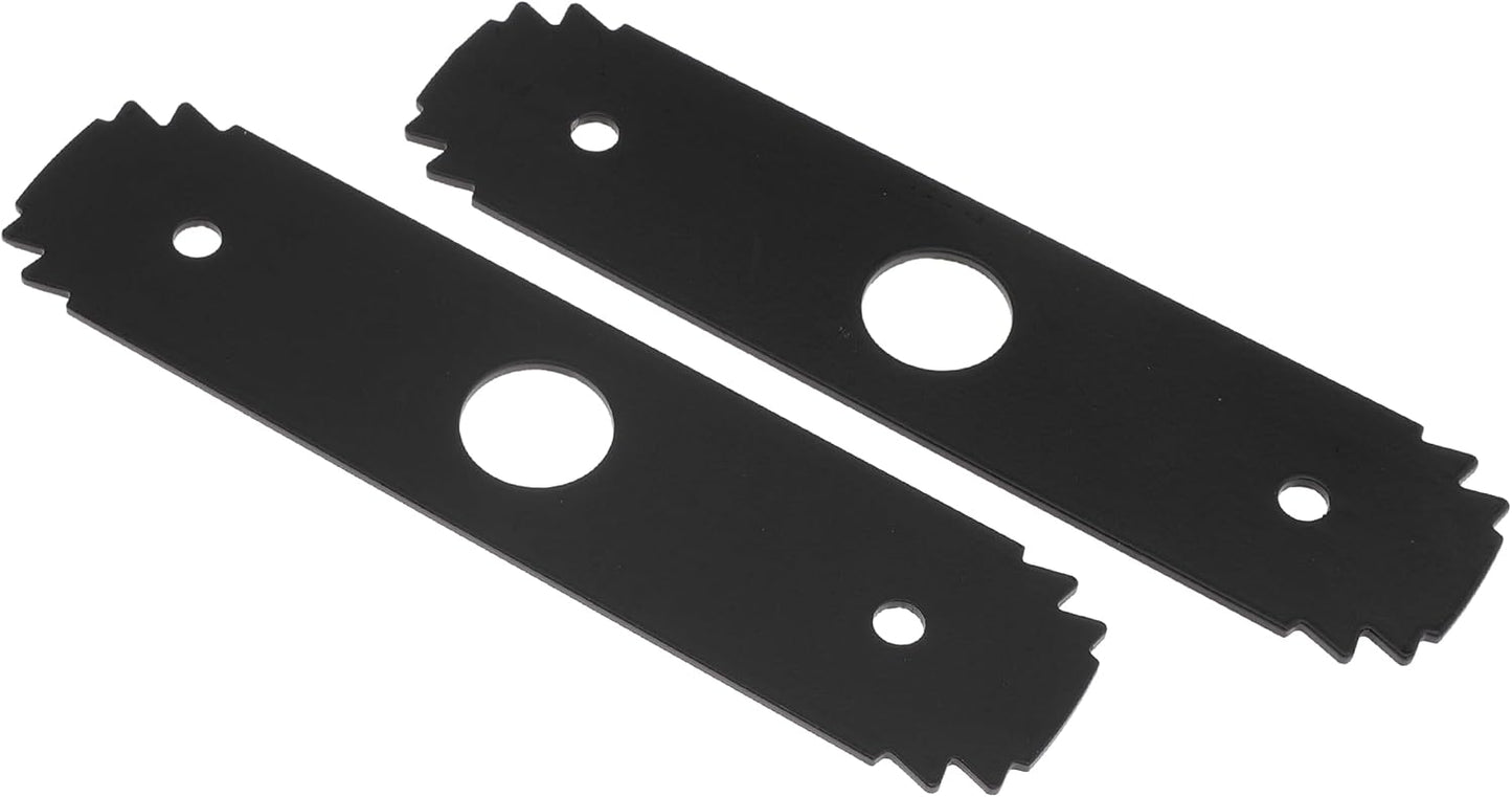 8 Inch Edger Steel Serrated Blade Replace AC04215 Reversible Heavy Duty Hardened Steel Edger Blade for Ryobi for Edgers UT50500 UT15518 RY15518 RYEDG11 P2310 P2300B 1" Center Hole (2)