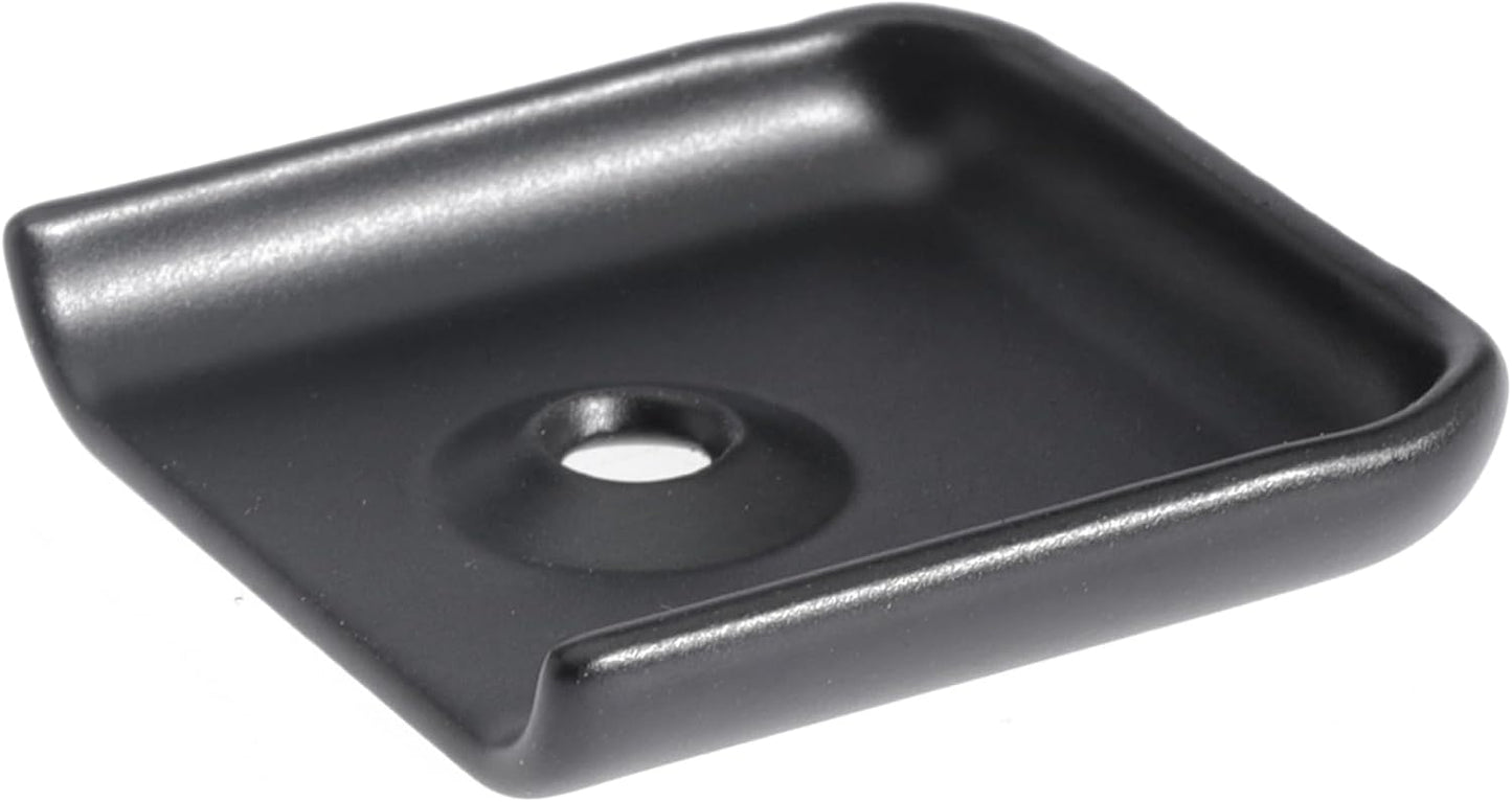 RV Trim End Caps for 1 Inch Vinyl RV Trim Molding Screw Covering Strip (Black, 4pcs)