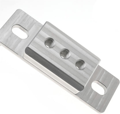 Solid Aluminum Transmission Mount for GM for Chevy TH350 TH400 4L60E 4L65E 4L70E 4L80E 4L85E 6L80E 6L90E 700R4 T56 Magnum 2004R TR6060 Manual Powerglide Muncie 4 speed 551404 with Bolts