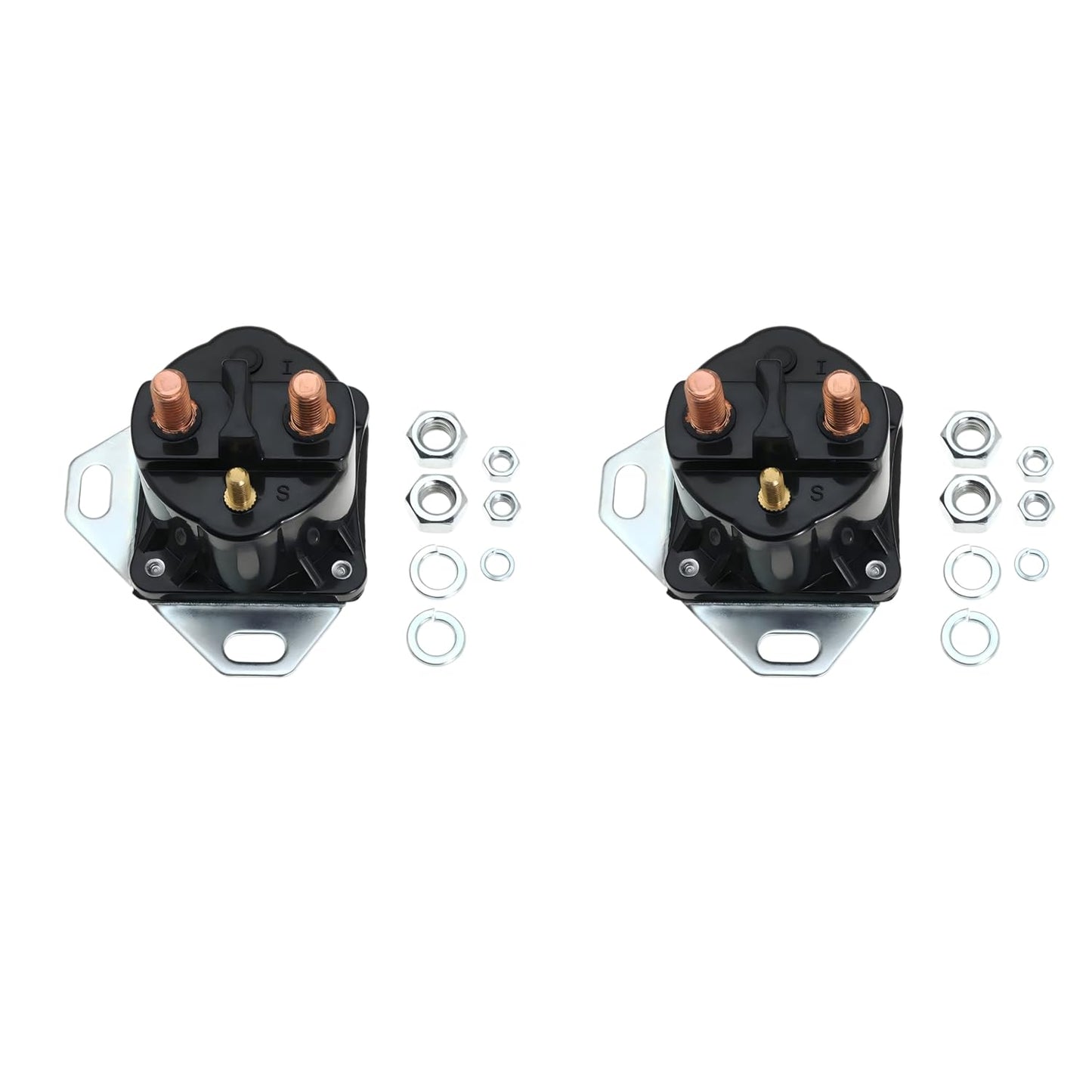 Starter Solenoid Relay Switch for Ford F150 F250 F350 F450 F550 E150 E250 E350 Escort Bronco Mustang Ranger Replace SS598T SW1951C SW1507 SW1507ADP SW1951 SW1951A SW1951B 2PC