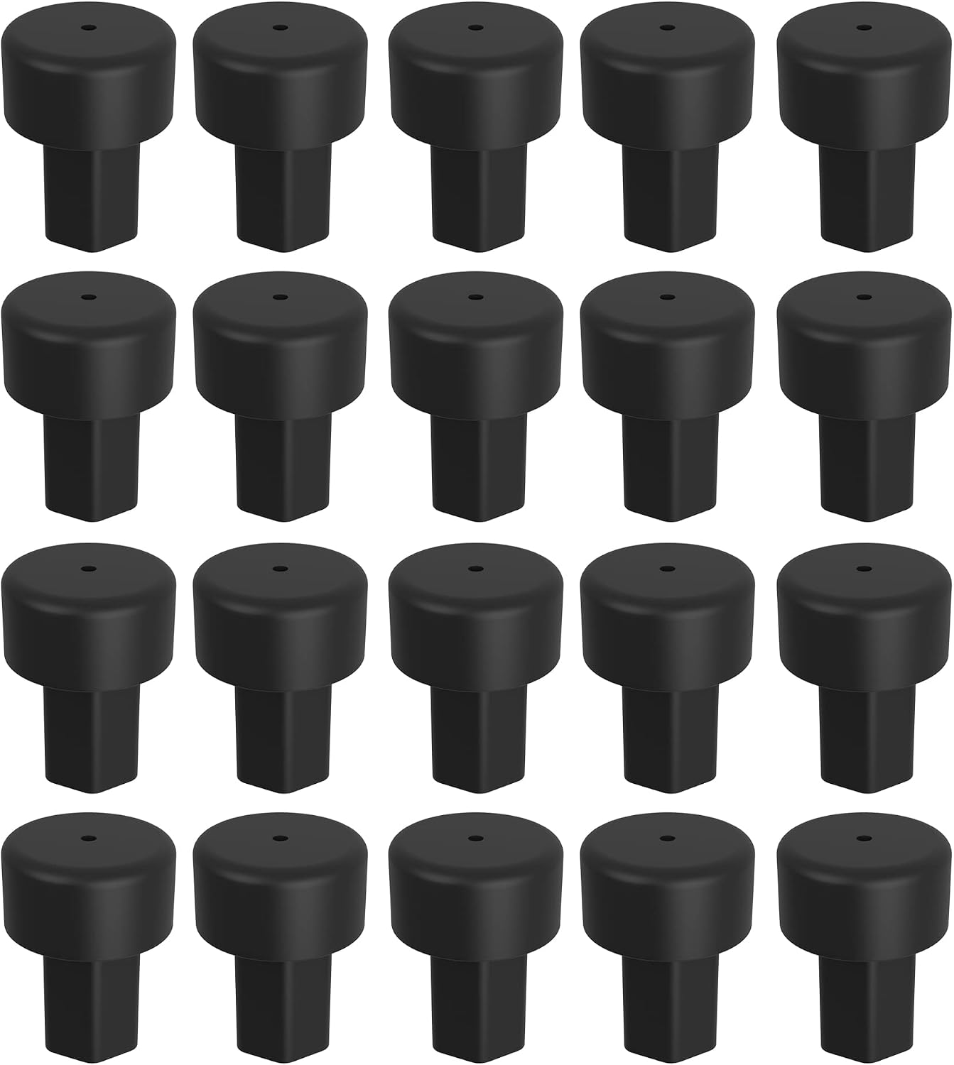 Grate Rubber Feet Replaces W10919249 SDA-00189300 Stove Gate HP Rubber Bumper for Kitchen Aid for Jenn Air Gas Range Burners Cooktop Grills, 20 Pack