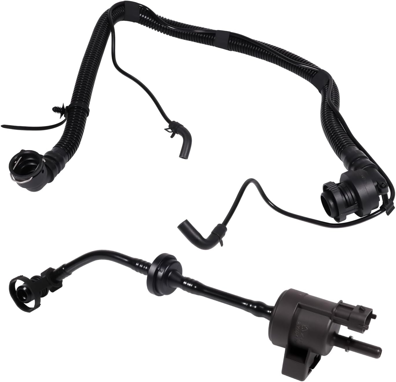 Vapor Canister Purge Valve Solenoid EVAP Vent Purge Control Valve Replace 55573017 and PCV Valve Hose Replace 25193343 for Chevrolet Sonic Trax Cruze Encore 2011-2020