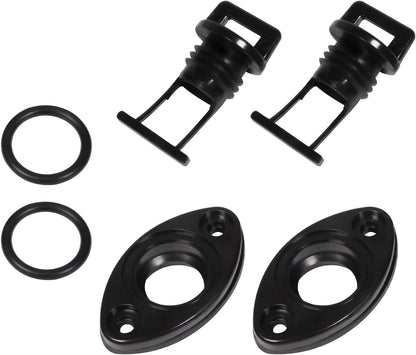Drain Plug with O-Ring and Base for Sea-Doo for Yamaha for Polaris Gas Tank Replace 292000187 ‎292-000-187 F1S-U2280-00-00 F1S-U2280-02-00 1060125 (2 Packs)
