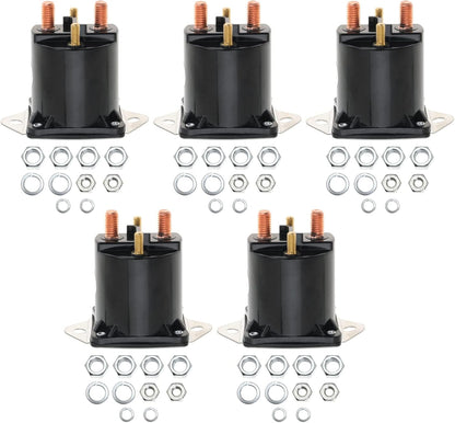 36V Solenoid for Club Car DS Golf Cart Replace 8016 1976-1998 4 Terminal Golf Cart Solenoid 5PCS