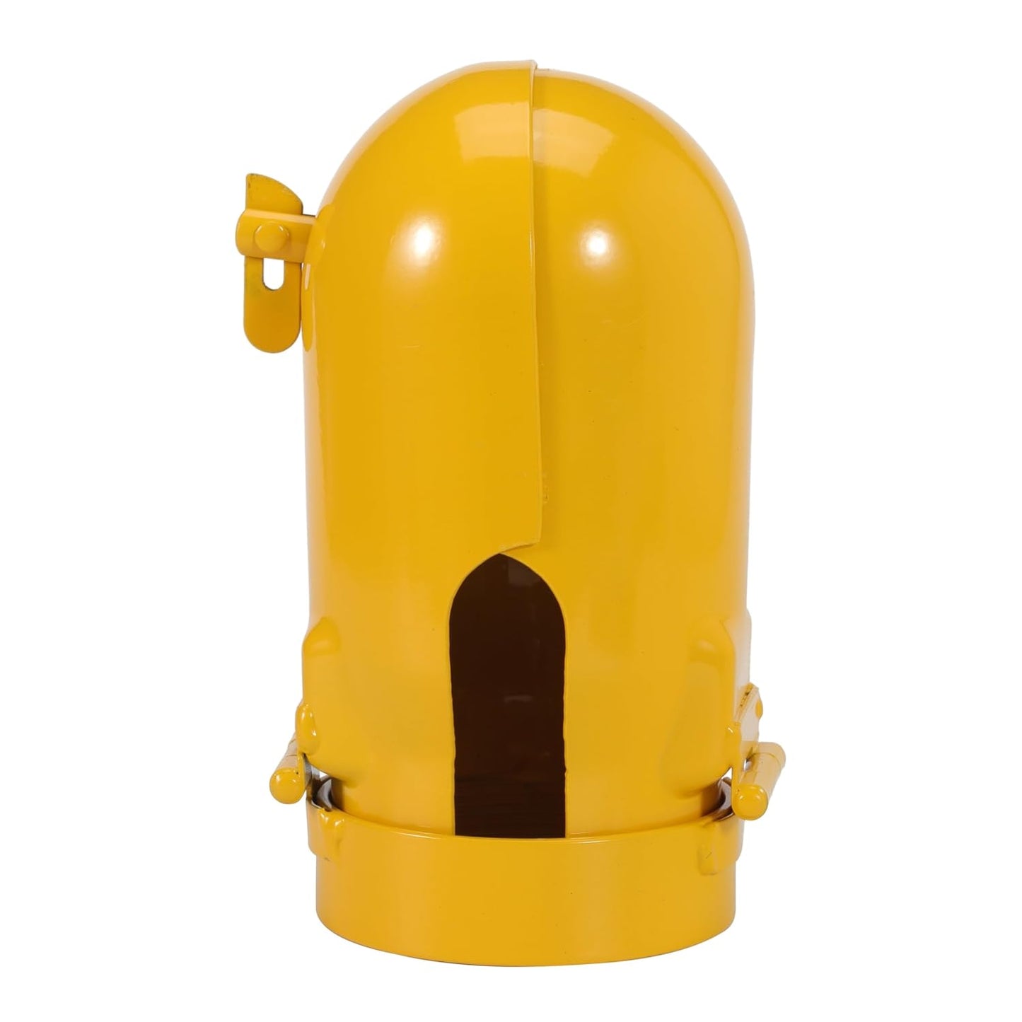 Acetylene Gas Cylinder Regulator Safety Cap Protector 3-1/8” x 11 High Pressure Gas Cylinder Tank Valve Protection Cap, Fall-Proof Steel Gas Cylinder Cap for Storage Transport