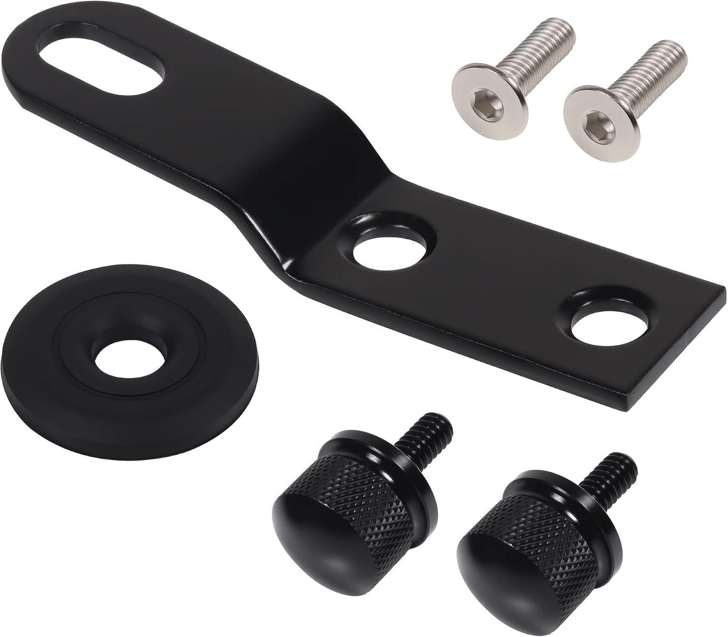 Seat Bracket Replaces 10545BB Fits for Harley Davidson Rear Fender Studplate with 1/4-28 x 3/4in Screws and Fender Washer