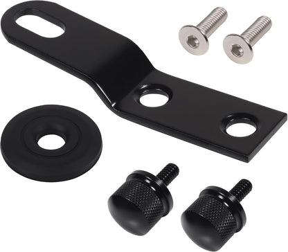 Seat Bracket Replaces 10545BB Fits for Harley Davidson Rear Fender Studplate with 1/4-28 x 3/4in Screws and Fender Washer