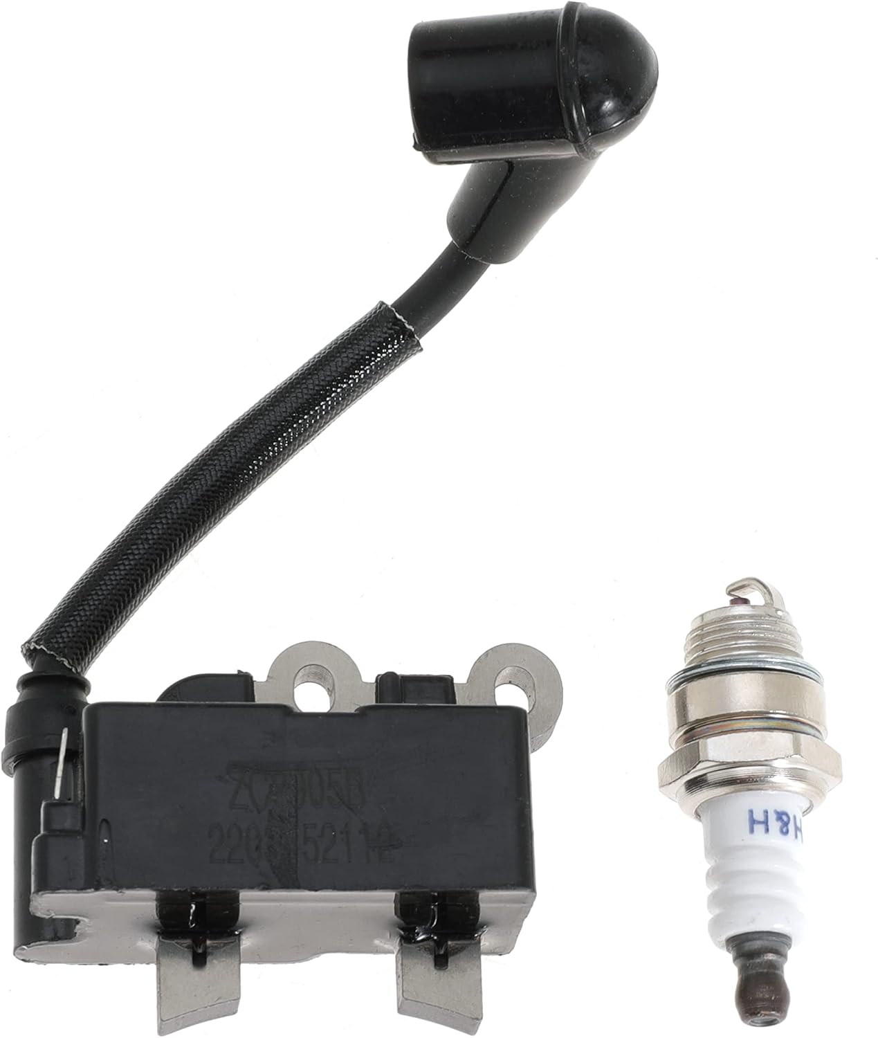 Ignition Coil 291337001 with Spark Plug for Ryobi RY254BC 25.4CC and RY252CS RY253SS RY251PH 25cc String Trimmer 2 Cycle Trimmer Brush Cutter