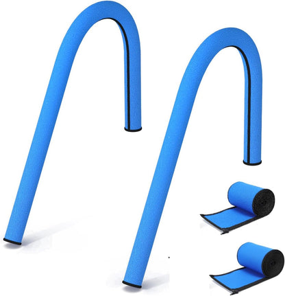 Pool Handrail Covers Slip Resistant Rail Grip Swim Railing Covers with Zipper Pool Handle for Swimming Sleeve Protector (6FT-2)