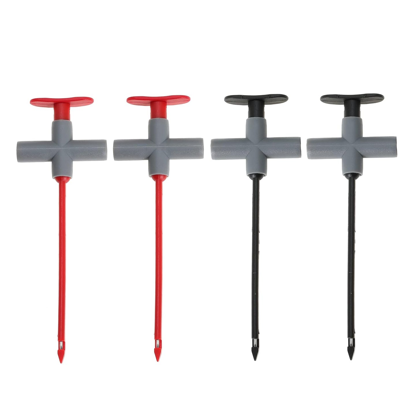Puncture Probe Test Leads Wire-Piercing Test Clip Multimeter Testing Tool for Automotive Car Repairing and Electrical Testing 4 PCS